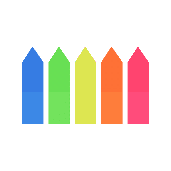 Indeksi strelice PVC 12mm x 44mm /5x25 listića