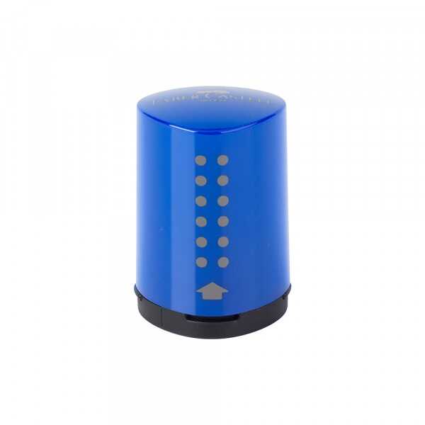 Rezač Faber Castell sa posudicom plavi - kancelarijski materijal