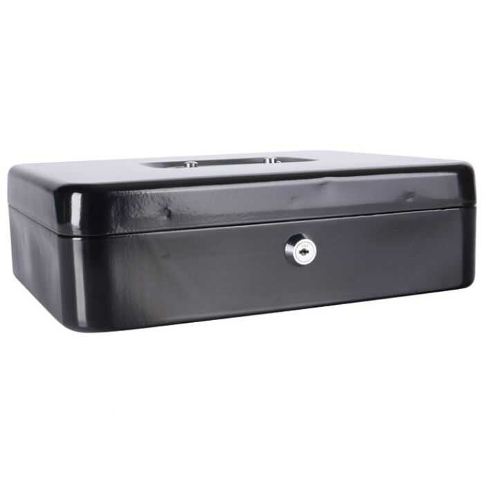 Kasa za novac 300x240x90mm crna