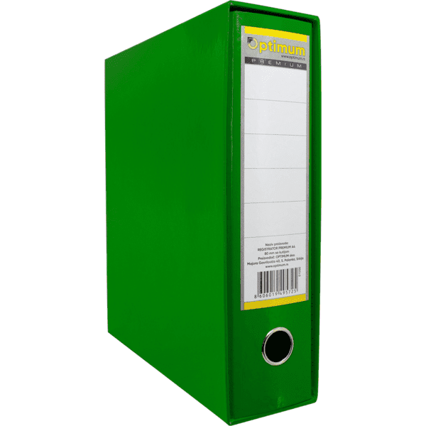 Registrator a4 OPTIMUM PREMIUM plastificirani zeleni
