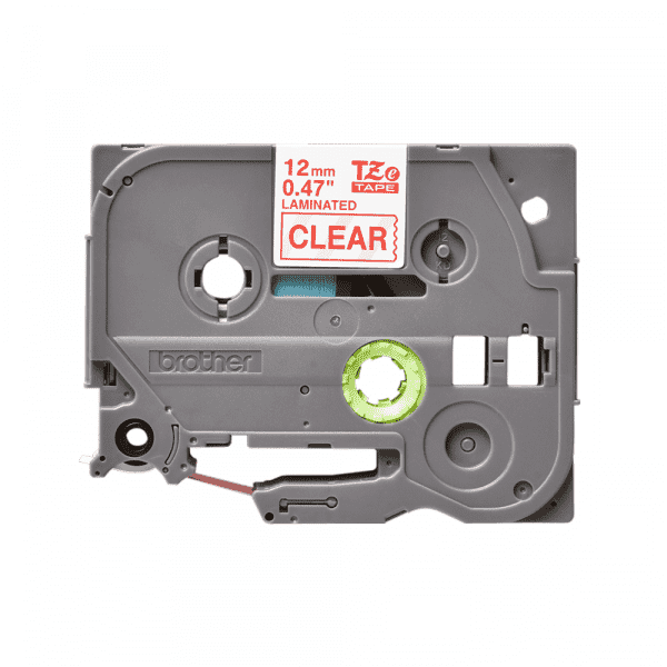 TZe-132 crveno na providno 12mm