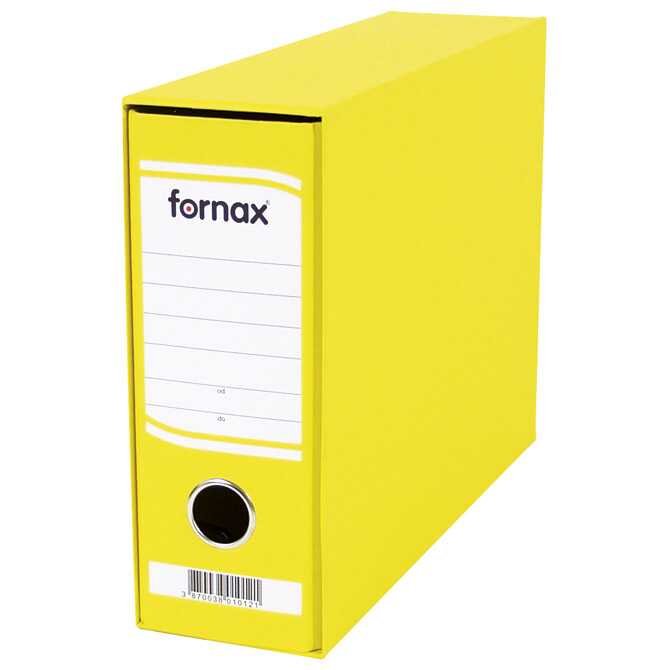 Registratori FORNAX A5 žuti