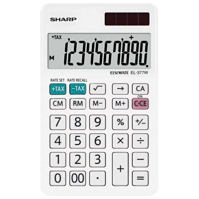 Kalkulator Sharp EL-377W