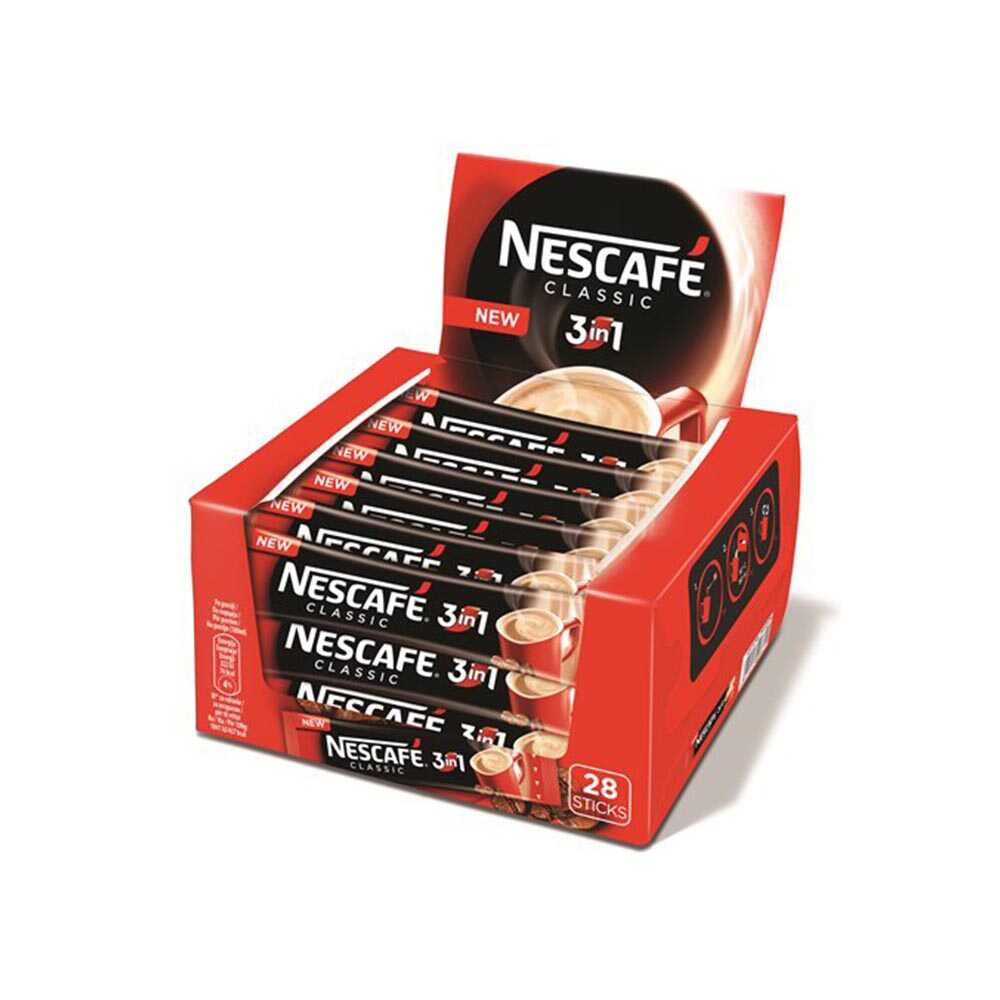 Nescafe 15.5g 3u1 classic 1/28 kutija