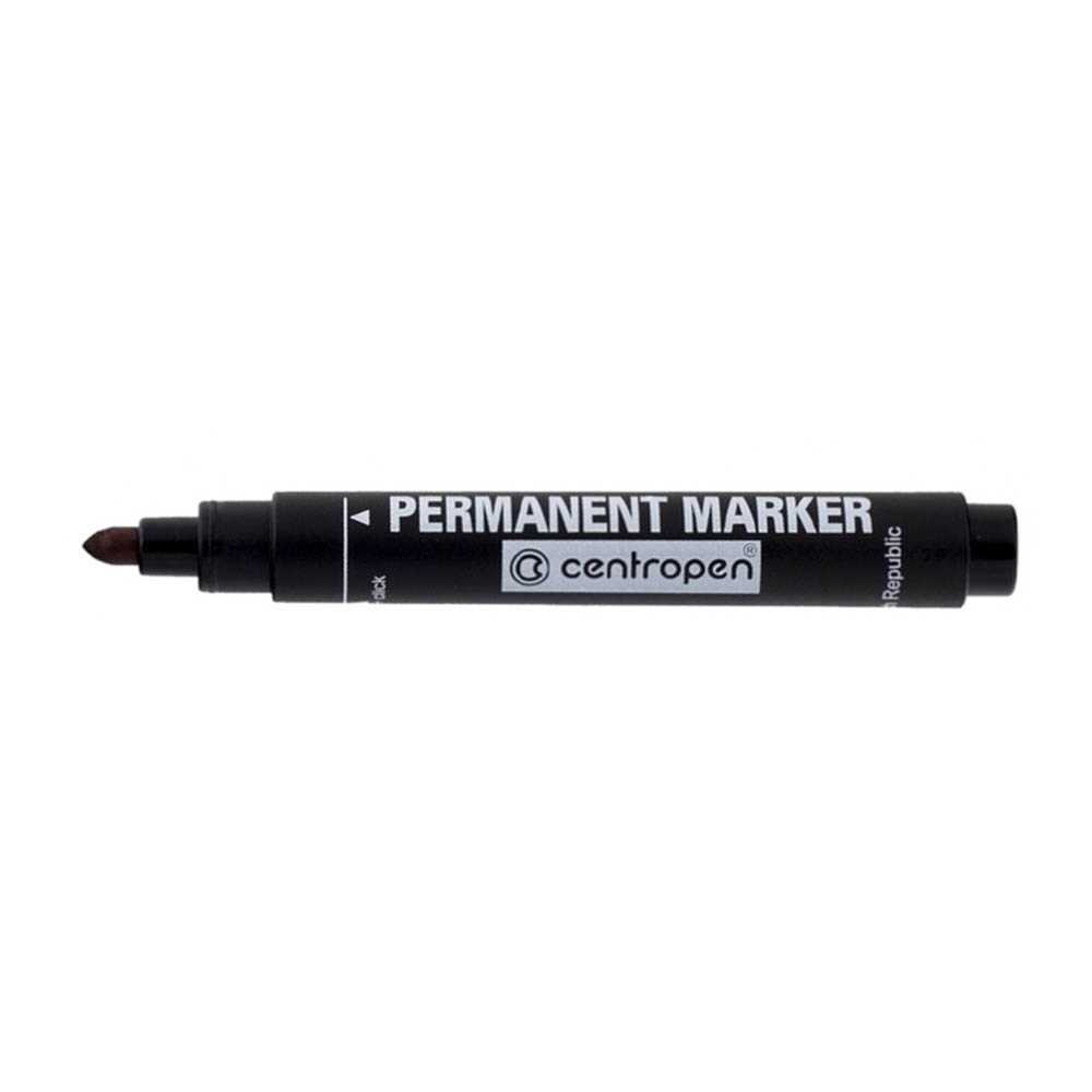 Markeri permanent Centropen obli crni 8566